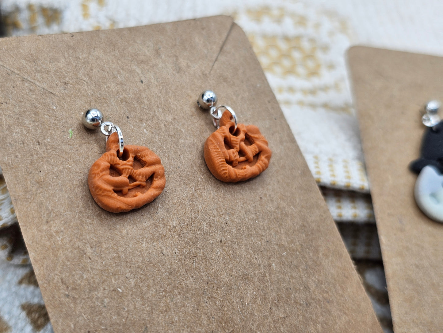 Pumpkin - Halloween selection Polymer Clay Earrings