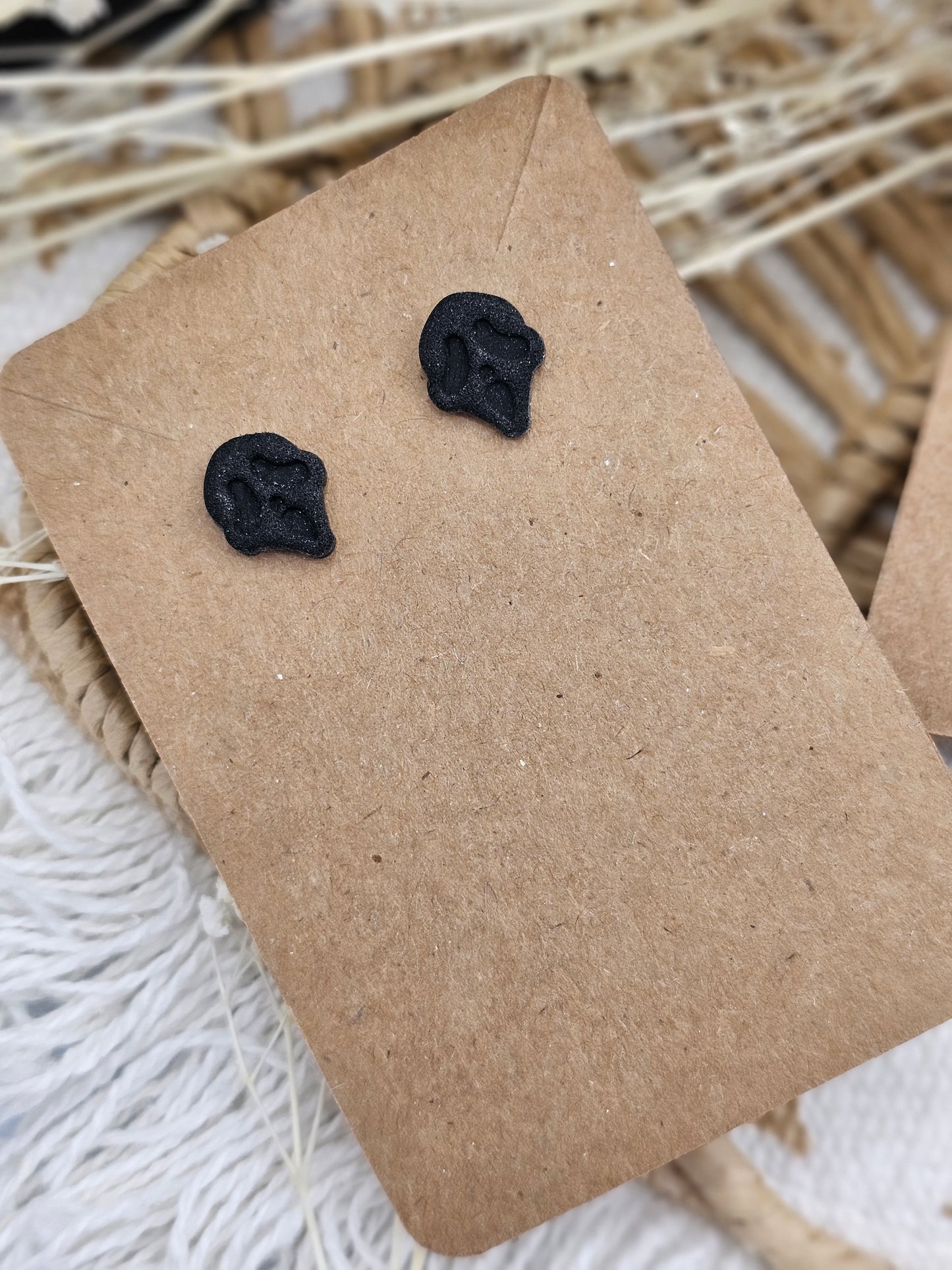 Mask - Halloween Studs Polymer Clay Earrings