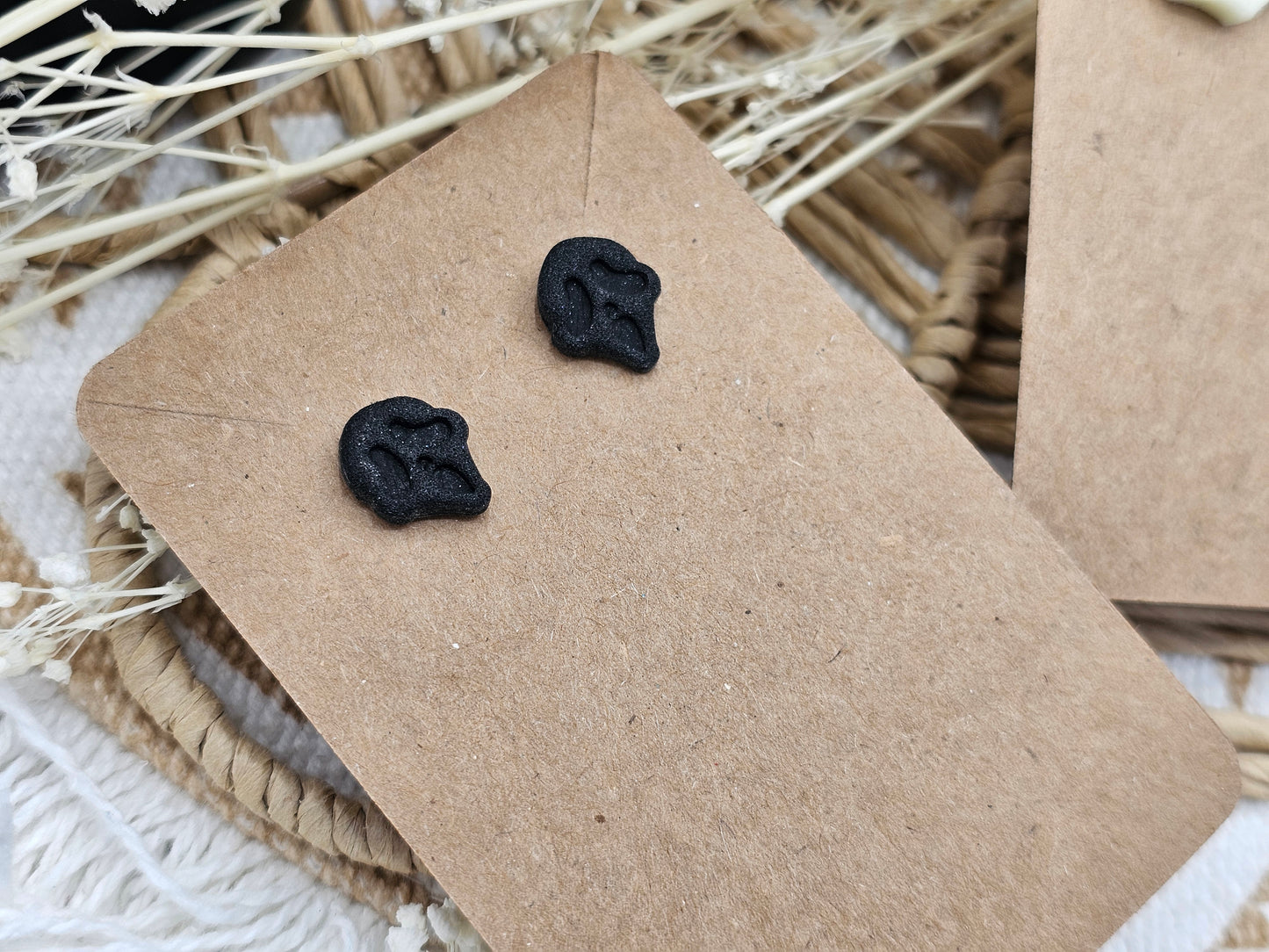 Mask - Halloween Studs Polymer Clay Earrings