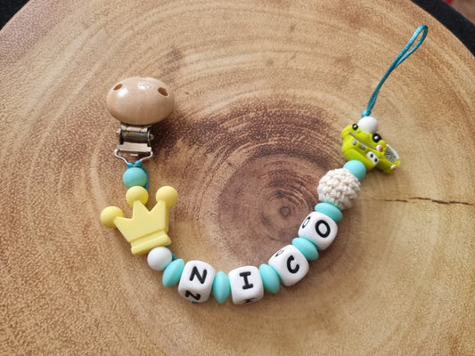 Silicon pacifier chain